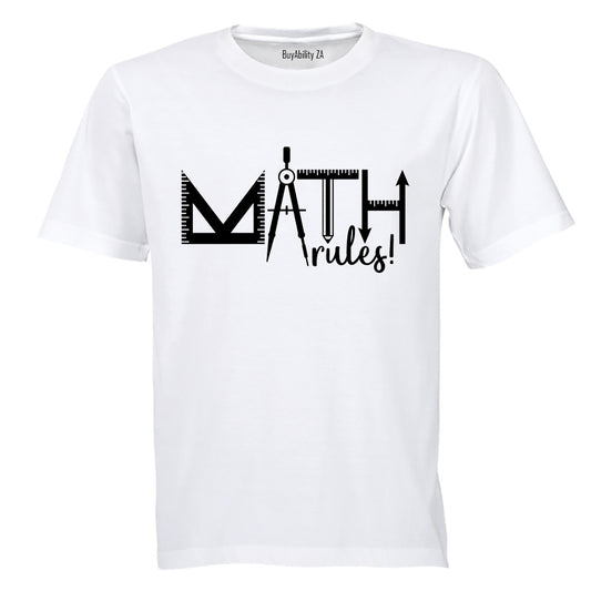 Math Rules - Kids T-Shirt
