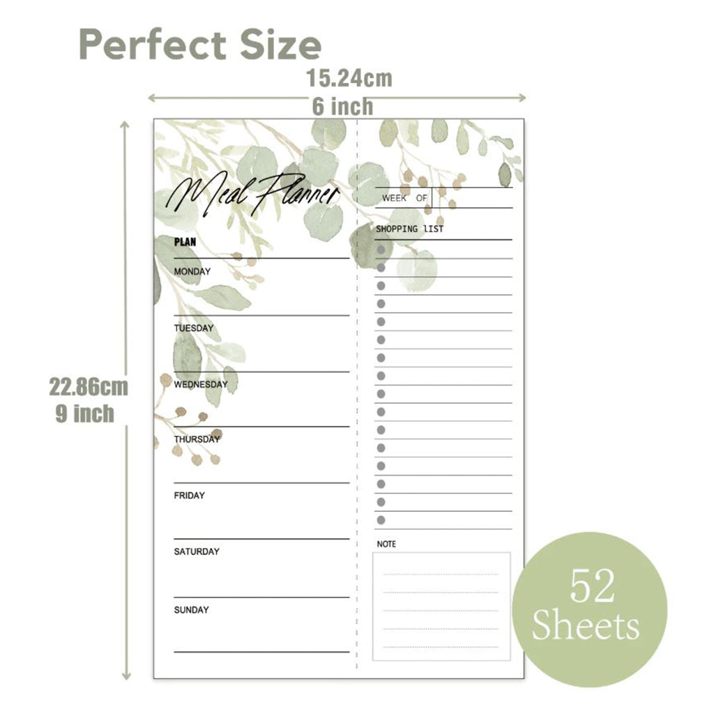 Meal Planner - Magnetic Notepad