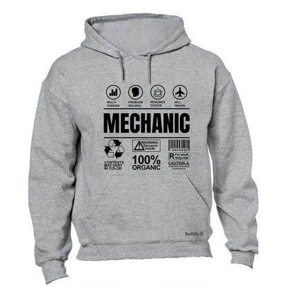 Mechanic Label - Hoodie - BuyAbility South Africa