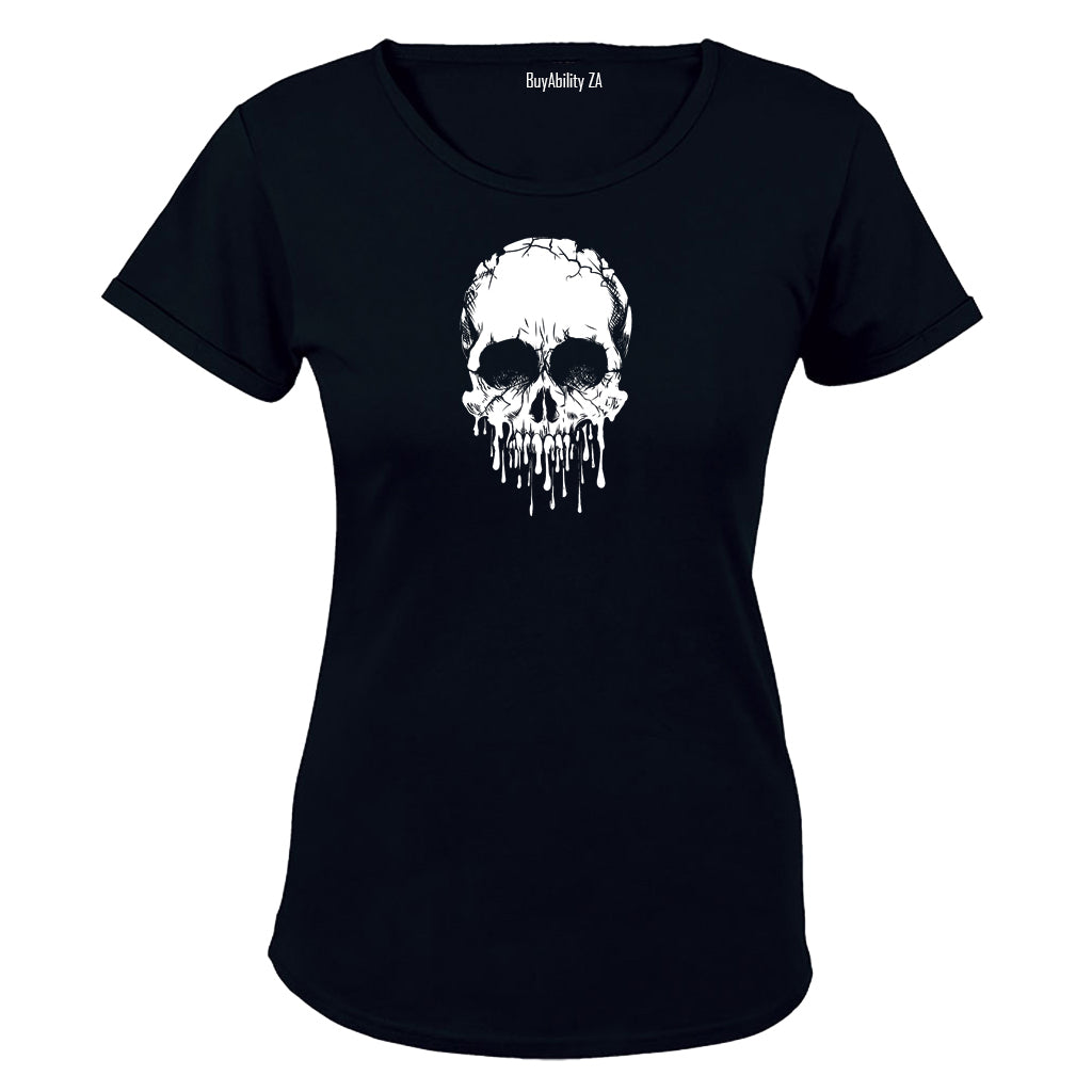 Melting Skull - Ladies - T-Shirt