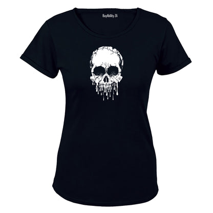 Melting Skull - Ladies - T-Shirt