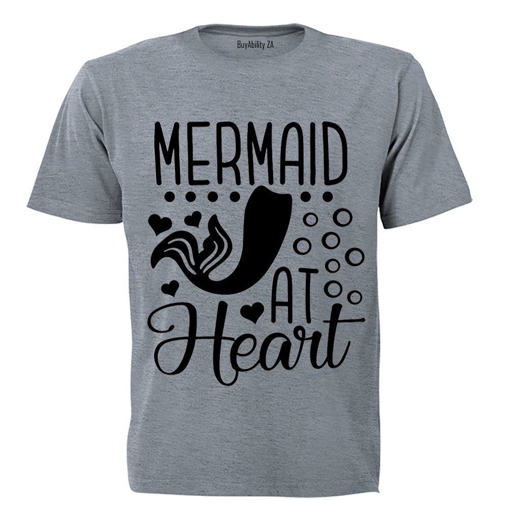 Mermaid at Heart - Kids T-Shirt