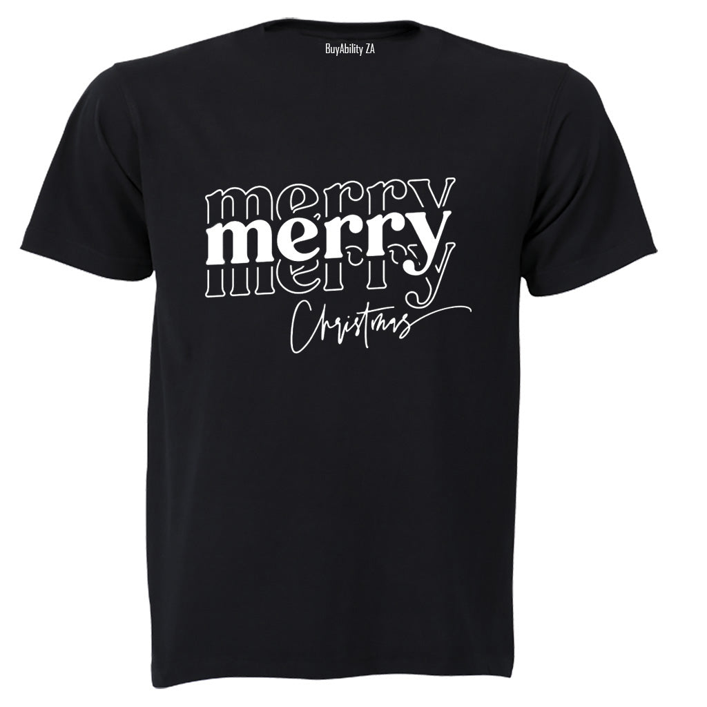 Merry. Merry Christmas - Kids T-Shirt