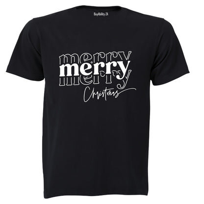 Merry. Merry Christmas - Adults - T-Shirt