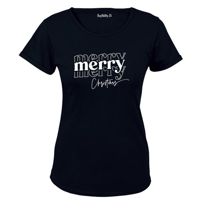 Merry. Merry Christmas - Ladies - T-Shirt