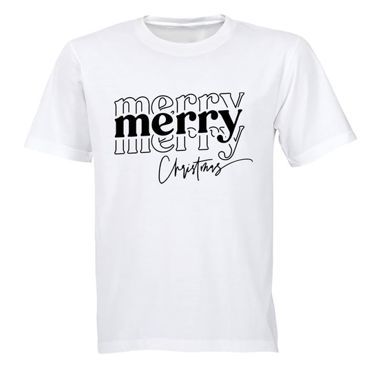 Merry. Merry Christmas - Kids T-Shirt - BuyAbility South Africa