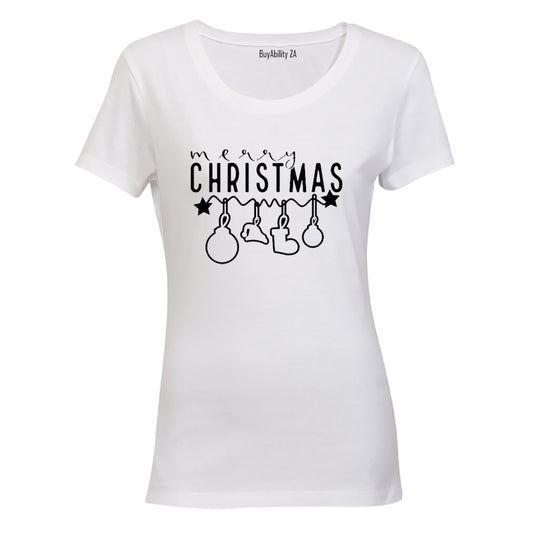 Merry Christmas - Decor Design - Ladies - T-Shirt