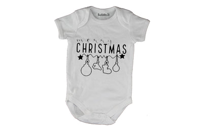 Merry Christmas - Decor Design - Baby Grow