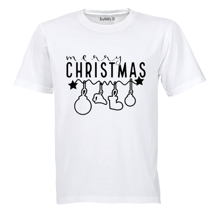 Merry Christmas - Decor Design - Adults - T-Shirt