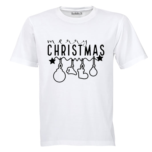 Merry Christmas - Decor Design - Adults - T-Shirt