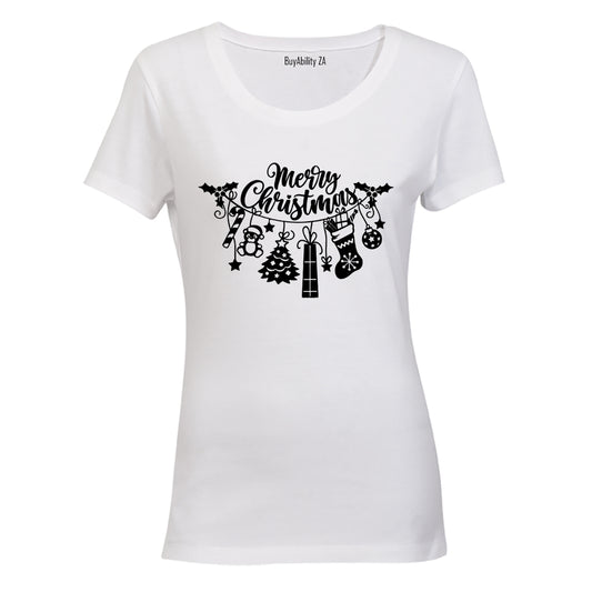 Merry Christmas - Decoration - Ladies - T-Shirt
