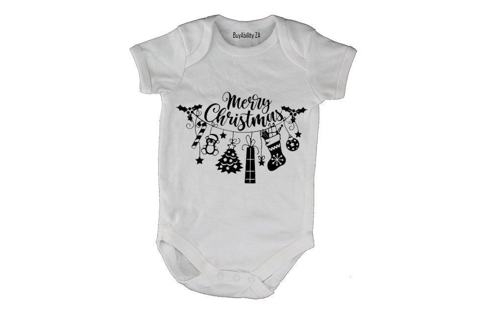 Merry Christmas - Decoration - Baby Grow