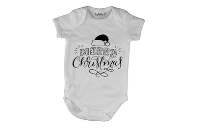 Merry Christmas - Dots - Baby Grow