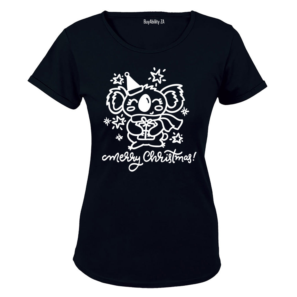 Merry Christmas - Koala - Ladies - T-Shirt