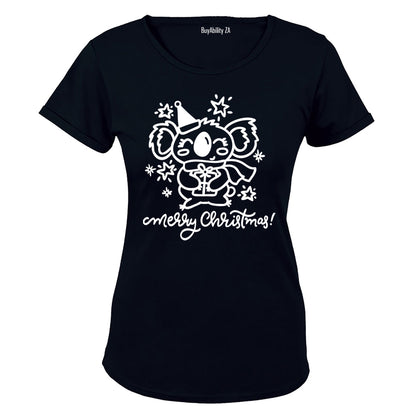 Merry Christmas - Koala - Ladies - T-Shirt