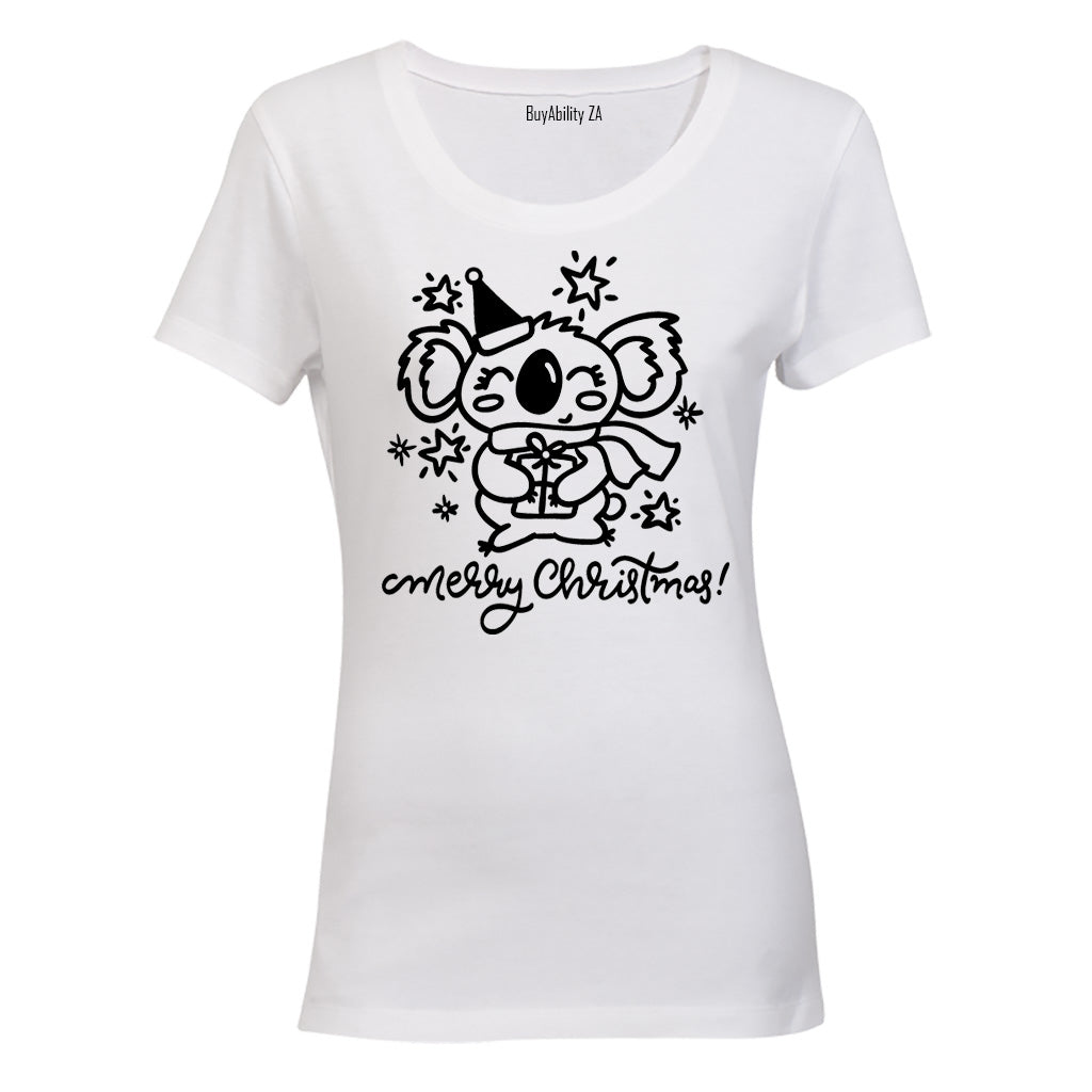 Merry Christmas - Koala - Ladies - T-Shirt