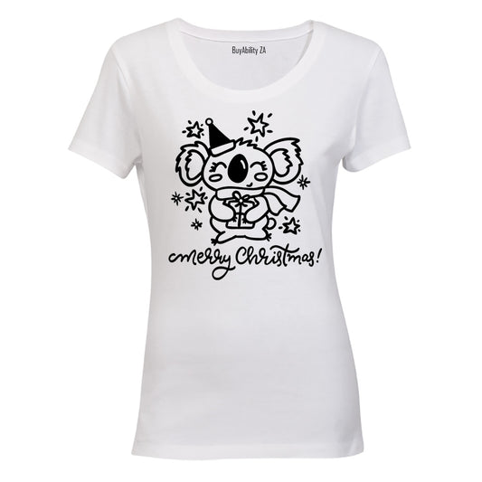 Merry Christmas - Koala - Ladies - T-Shirt