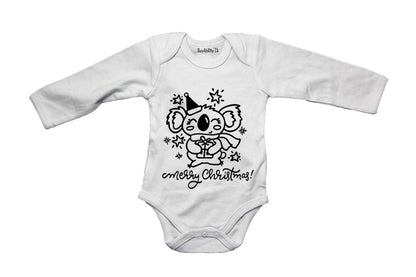 Merry Christmas - Koala - Baby Grow