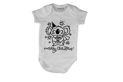 Merry Christmas - Koala - Baby Grow