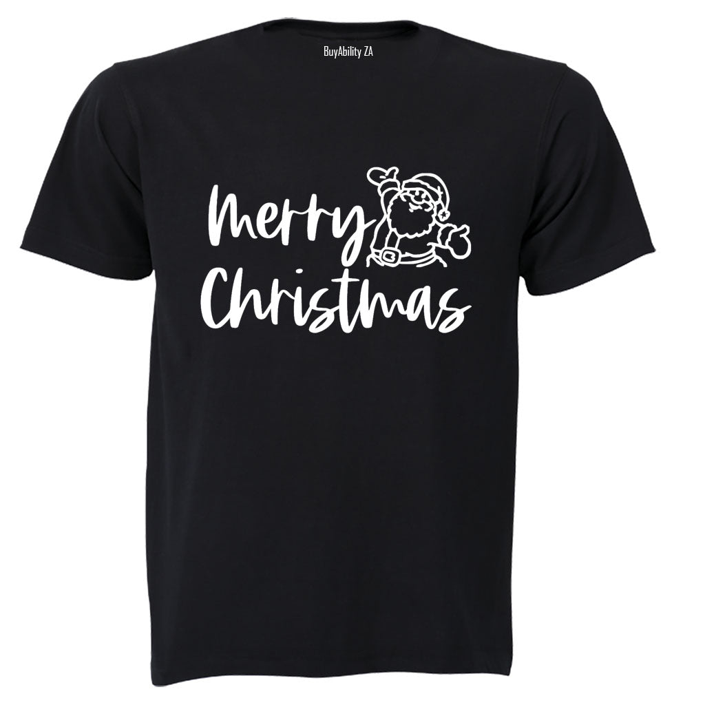 Merry Christmas - Santa - Adults - T-Shirt