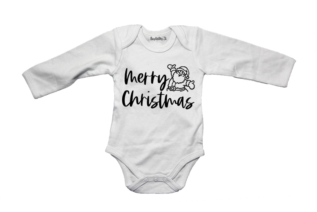 Merry Christmas - Santa - Baby Grow
