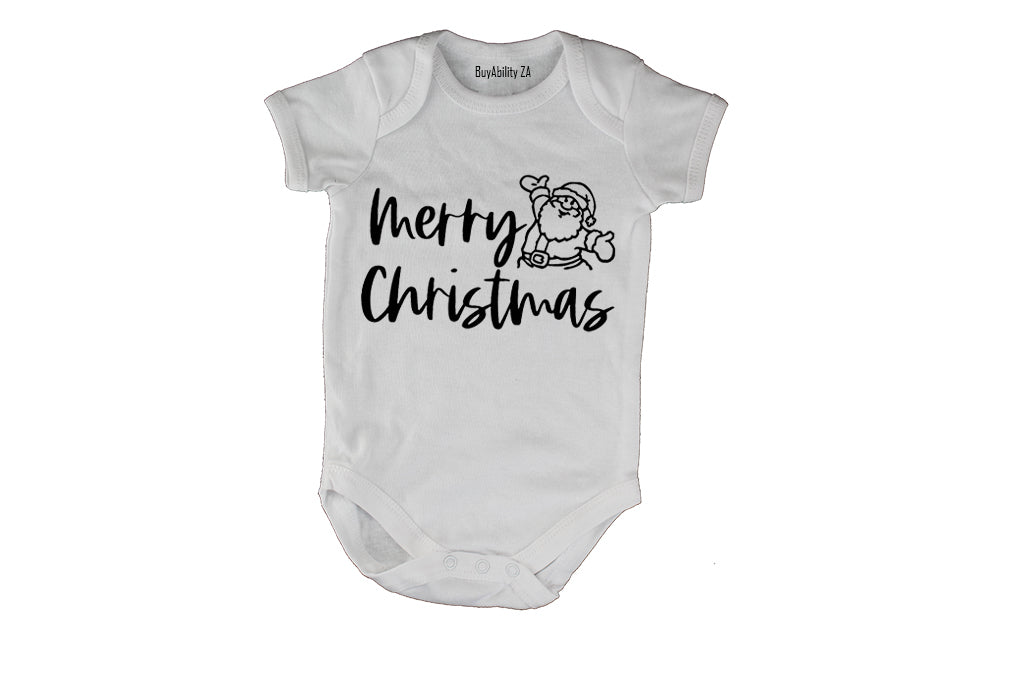 Merry Christmas - Santa - Baby Grow