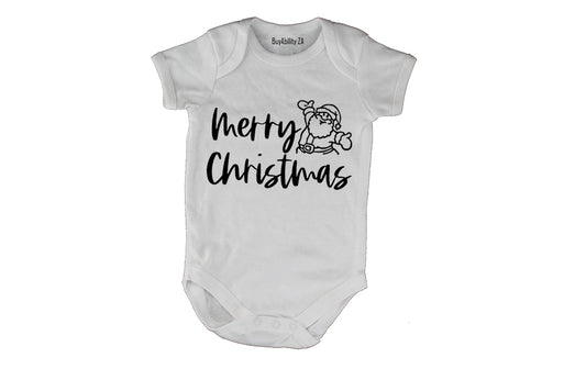 Merry Christmas - Santa - Baby Grow