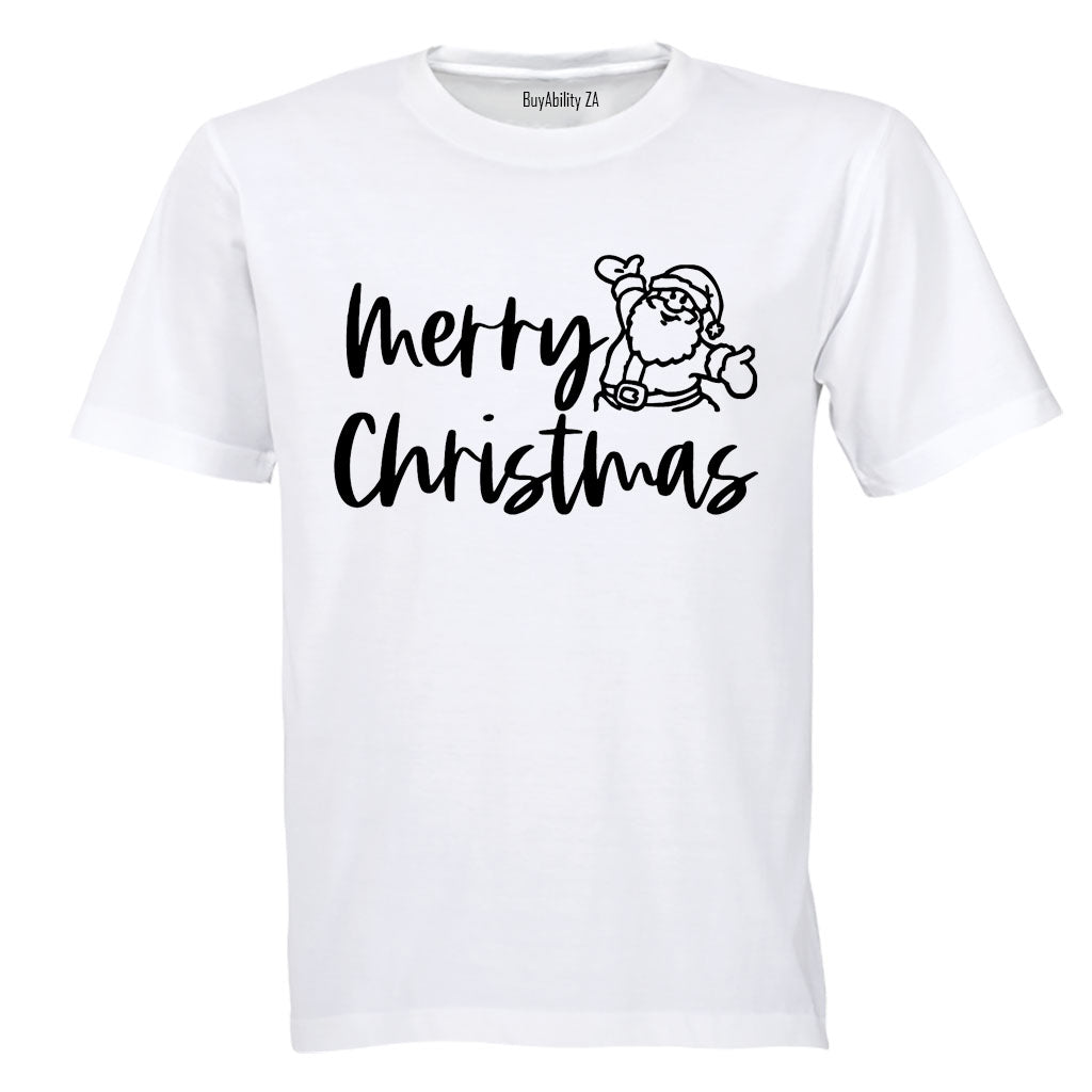 Merry Christmas - Santa - Adults - T-Shirt