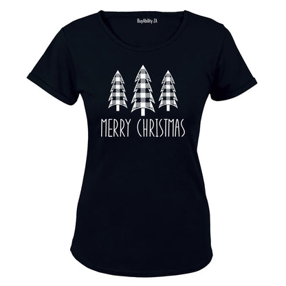 Merry Christmas - Trees - Ladies - T-Shirt