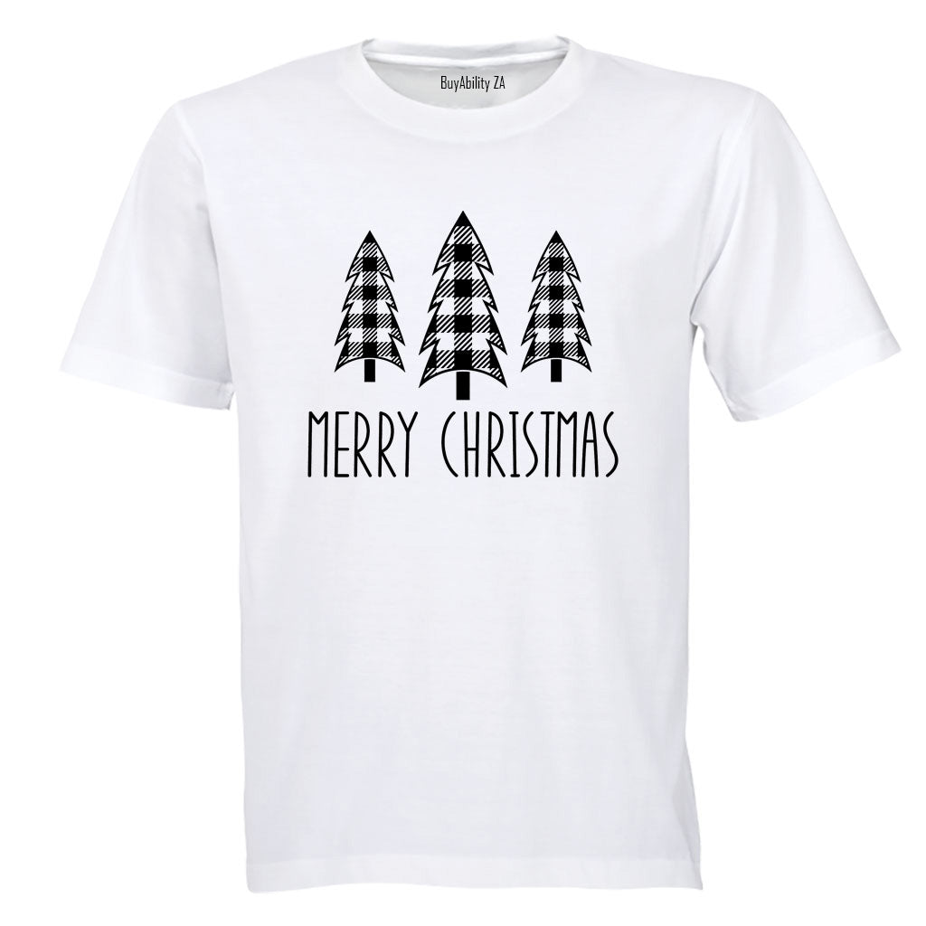 Merry Christmas - Trees - Adults - T-Shirt