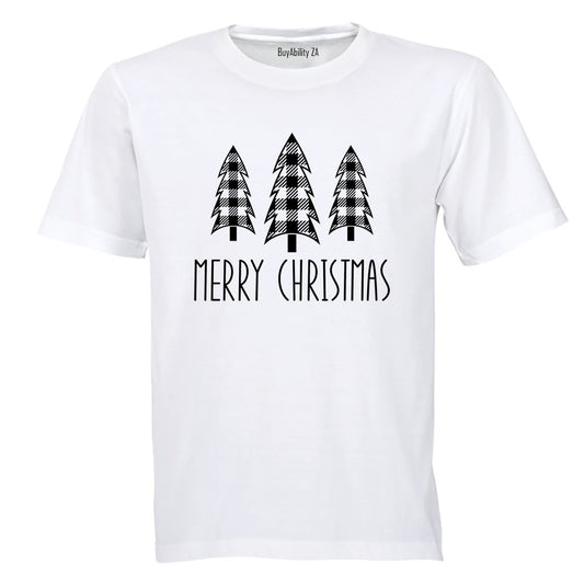 Merry Christmas - Trees - Adults - T-Shirt