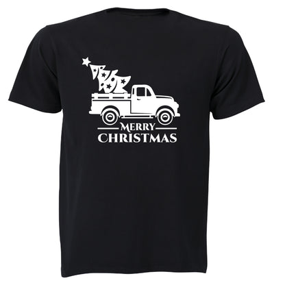 Merry Christmas - Truck - Kids T-Shirt - BuyAbility South Africa