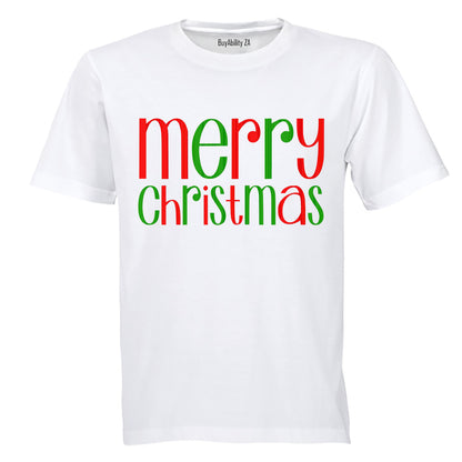 Merry Christmas - Colourful - Kids T-Shirt