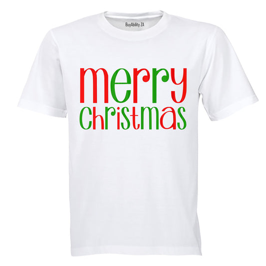 Merry Christmas - Colourful - Kids T-Shirt