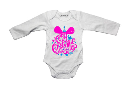 Merry Christmas - Star Bauble - Baby Grow