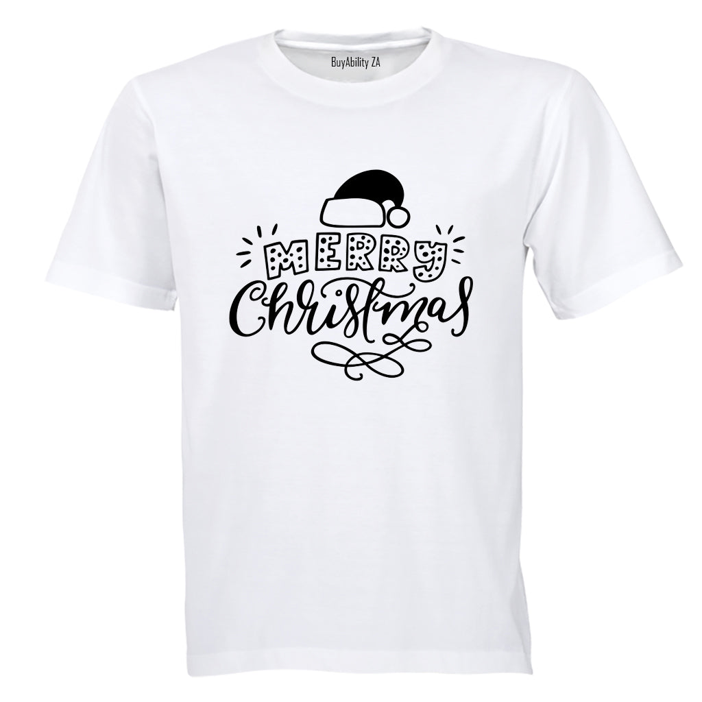 Merry Christmas - Dots - Adults - T-Shirt