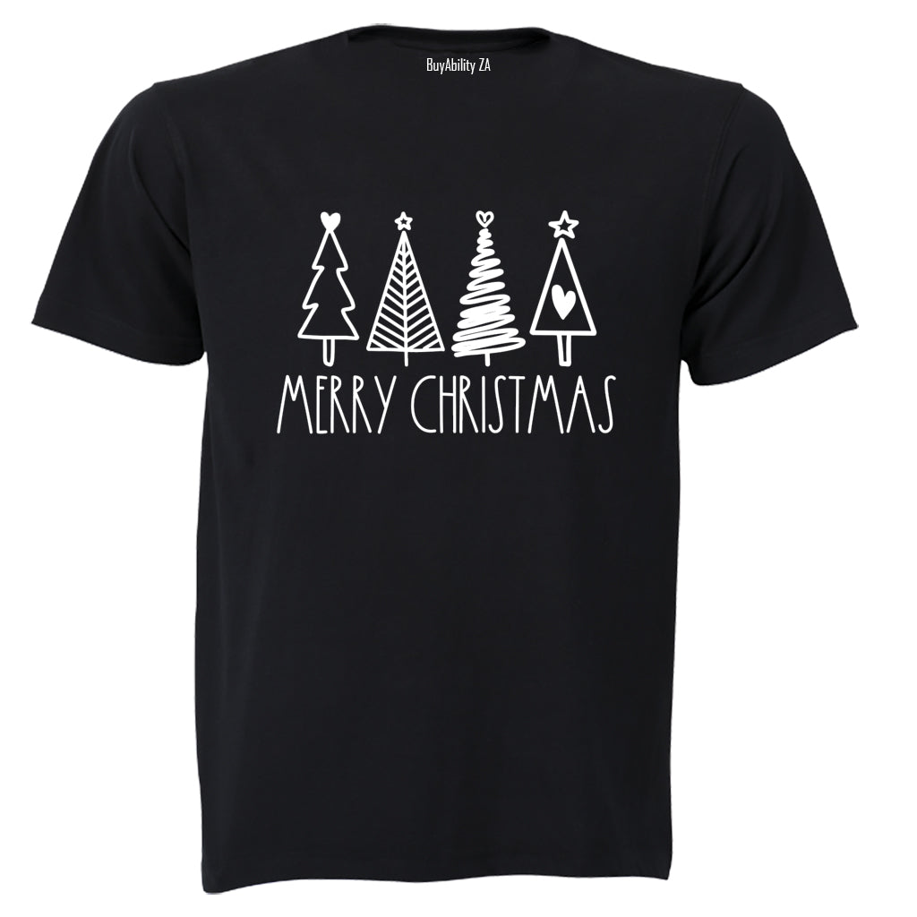 Merry Christmas Trees - Kids T-Shirt - BuyAbility South Africa