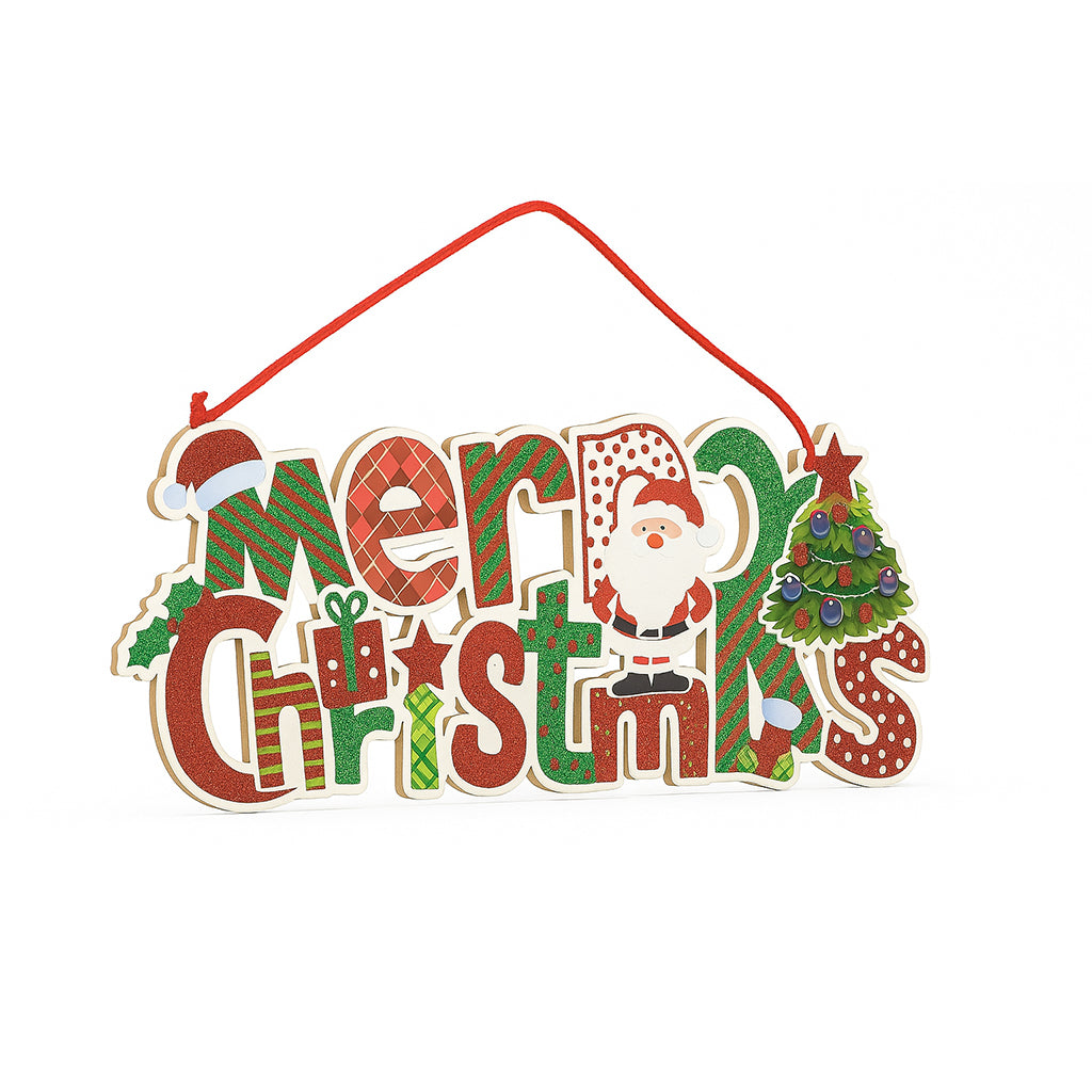 "Merry Christmas" Hanging Sign