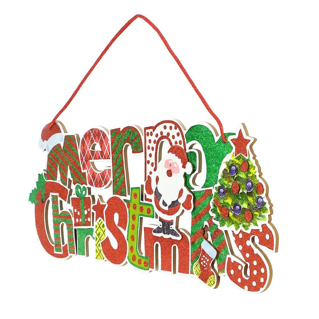 "Merry Christmas" Hanging Sign