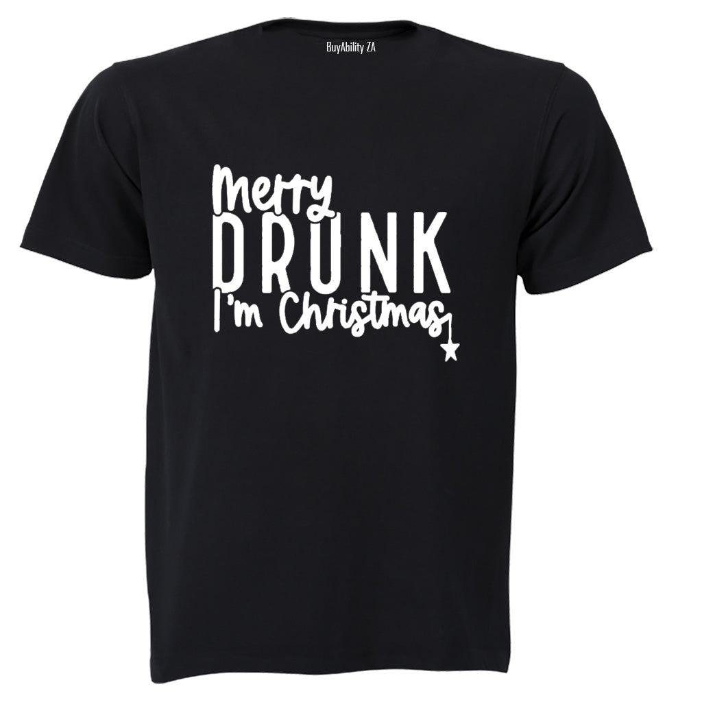 Merry Drunk - Christmas - Adults - T-Shirt