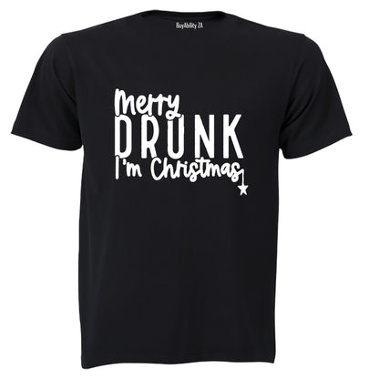 Merry Drunk - Christmas - Adults - T-Shirt