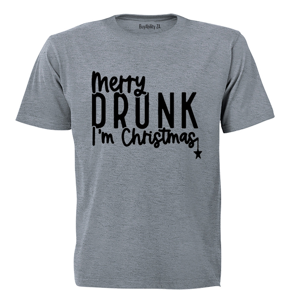 Merry Drunk - Christmas - Adults - T-Shirt