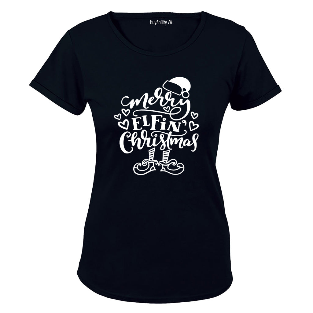 Merry Elf Christmas - Ladies - T-Shirt
