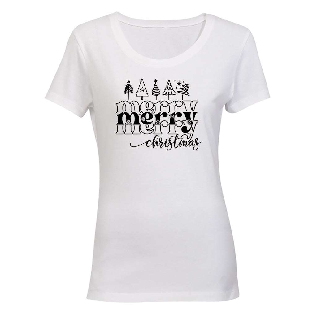 Merry Merry Christmas - Ladies - T-Shirt - BuyAbility South Africa