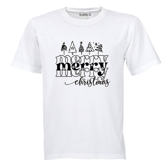 Merry Merry Christmas - Adults - T-Shirt