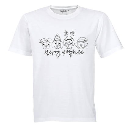 Merry Woofmas - Christmas - Adults - T-Shirt