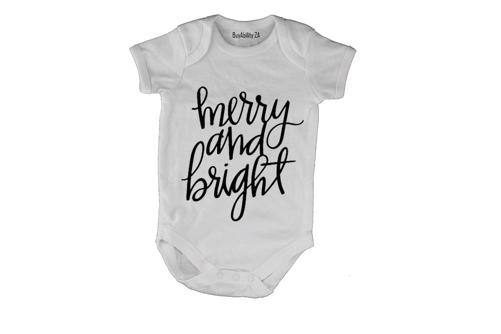 Merry and Bright! - Baby Grow - BuyAbility