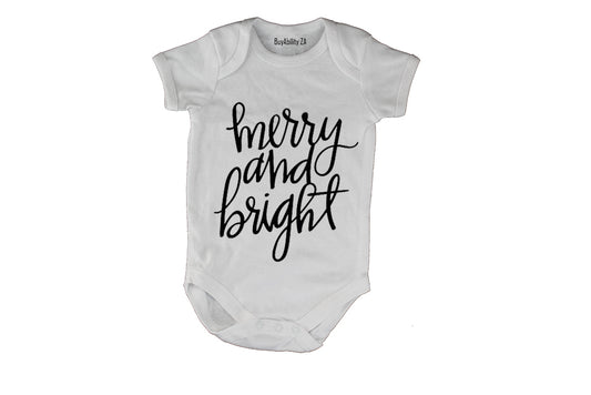 Merry and Bright! - Baby Grow - BuyAbility