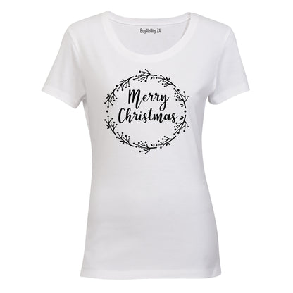Merry Christmas - Circular - Ladies - T-Shirt