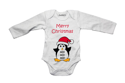 Merry Christmas - Penguin! - Baby Grow